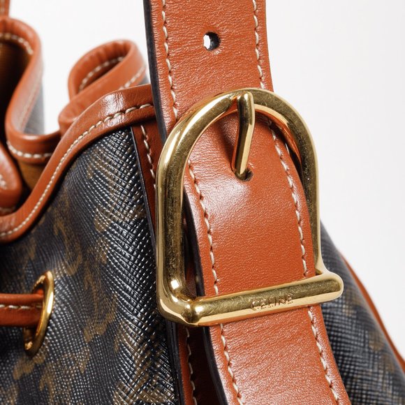 Celine Triomphe Drawstring Bucket Bag - Picture 8 of 15
